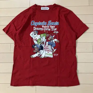 9.4 CaptainSanta 캡틴 산타 T셔츠 반팔 레드 M