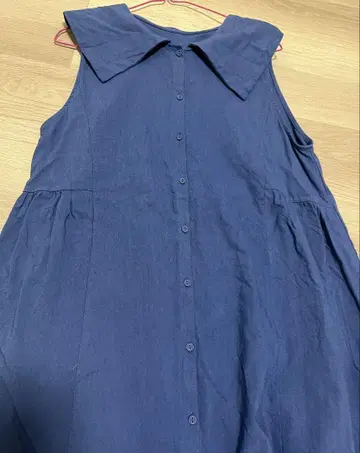 세일러 카라 민소매 원피스