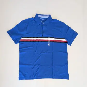 Tommy Hilfiger 피케 셔츠 셔츠 로고 반팔 블루 XL