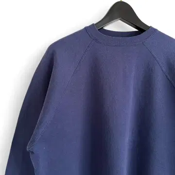 90s 빈티지 Hanes 무지 크루넥 맨투맨 네이비 E9