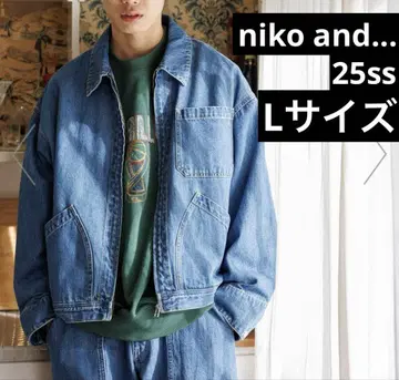 [ 25ss ] niko and 니코앤드 데님 지퍼 자켓
