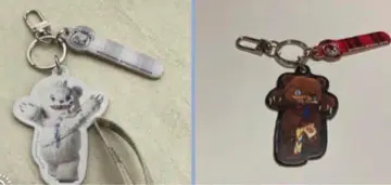 USJ 하미곰 가죽 키체인 서울 하미곰 세트 2개 USJ 유니버셜