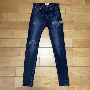 GYDA SIDE RIPPED 스키니 데님 cu04m