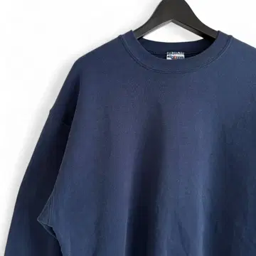 90s 빈티지 USA제 JERZEES 무지 맨투맨 네이비 E1
