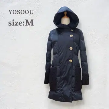 YOSOOU U YOSOOU 다운 코트 다운 아우터 방한 후드 부착