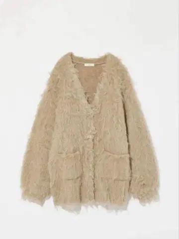 eaphi SHAGGY KNIT CARDIGAN