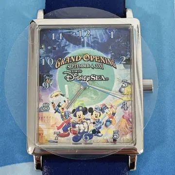 도쿄디즈니씨 그랜드 오프닝 손목시계 2001 스퀘어