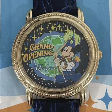 도쿄디즈니씨 그랜드 오프닝 손목시계 2001 라운드