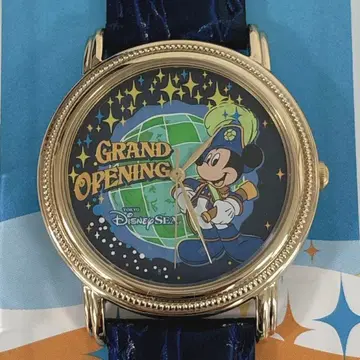 도쿄디즈니씨 그랜드 오프닝 손목시계 2001 라운드