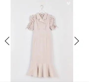 evelyn 오픈 카라 머메이드 OP 원피스 아이스 그레이
