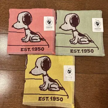 스누피 손수건 세트