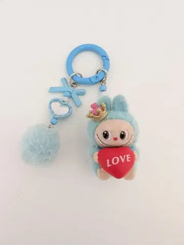 스카이블루 라브브 캐릭터 키링 LOVE