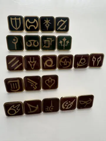 FF14 직업 핀 배지 22종 세트