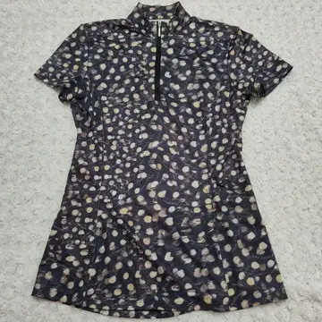 J.Lindeberg 제이 린드버그 셔츠 하프 지퍼 애니멀 올 패턴