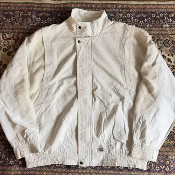 90s 유로 빈티지 스탠드 카라 절개 디자인 블루종