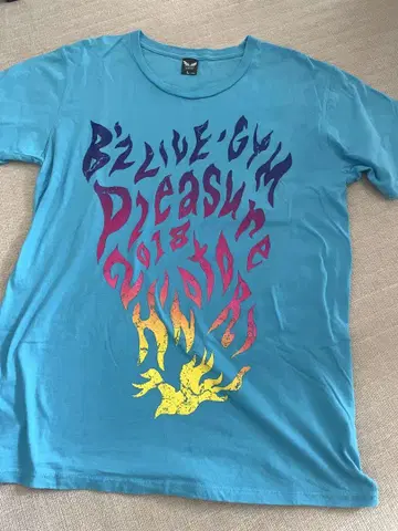 B'z LIVE-GYM Pleasure 2018 티셔츠 L 사이즈