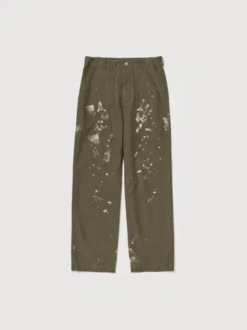 AURALEE Washed Bleached Baker pants