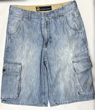NAUTICA JEANS / 노티카 청바지 배기 커브 크롭 데님.