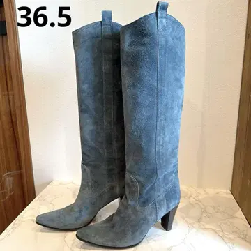 VERO CUOIO 롱 부츠 36.5 스웨이드