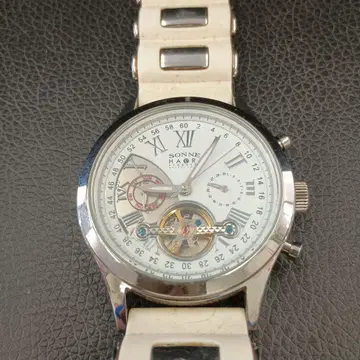 SONNE HAORI H016 자동 오픈 하트 남성용 손목시계 작동품