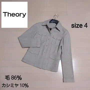 (미사용) theory 캐시미어 혼방 셔츠 자켓 일본제