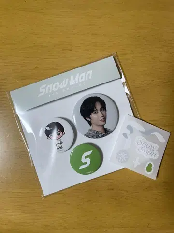 덤 포함 SnowMan 한국 팝업 캔뱃지 세트 데코씰 아베 료헤이