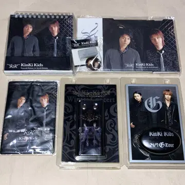 새상품 KinKi Kids 굿즈 6세트 키케이스 메모장 스테이플러