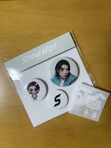 덤 포함 SnowMan 한국 팝업 캔뱃지 세트 데코 씰 라울