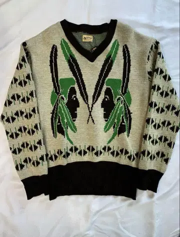 그루빈 하이 1950s 네이티브 스웨터 XL