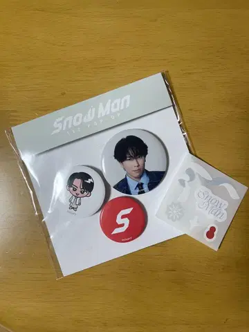 덤 포함 SnowMan 한국 팝업 캔뱃지 세트 데코씰 미야타테 료타