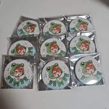 메이짱 태양의 마치 캔뱃지 (개구리)