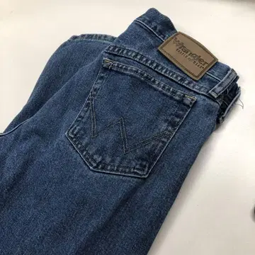 랭글러 W30L32 스트레이트 데님 인디고 블루 남성용 M