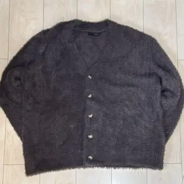 ZARA 텍스처 리브 편직 가디건