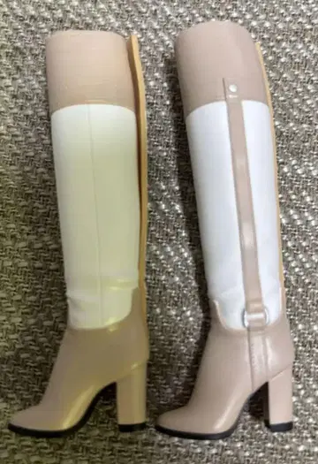 momoko 부츠 화이트 베이지 CCS 미사용 모모코