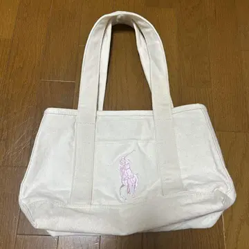 랄프 로렌 토트백 화이트