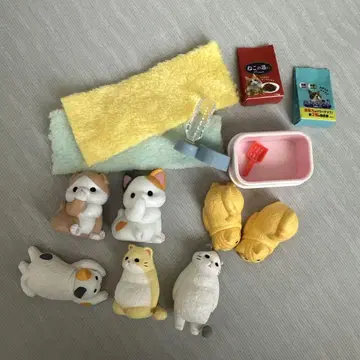 가챠가챠 고양이 미니어처 고양이 피규어 세트