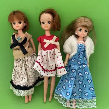 리카짱 인형 3체 세트