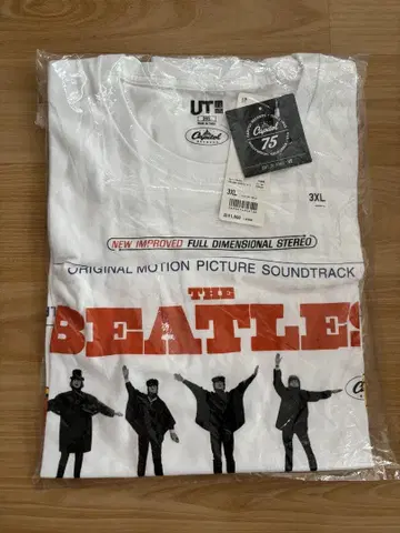 UNIQLO 콜라보 T셔츠 The Beatles HELP! 3XL