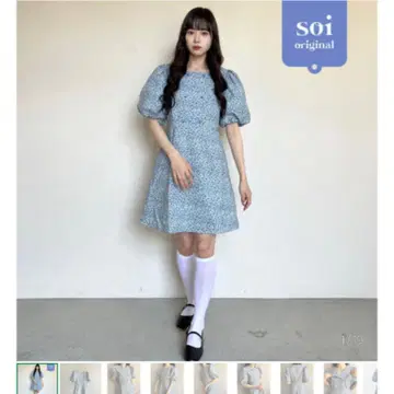 꽃무늬 미니 원피스 soi nagisa
