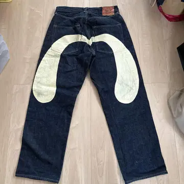 에비수 EVISU 와이드 데님 팬츠 다이코쿠 33 x 35 2001