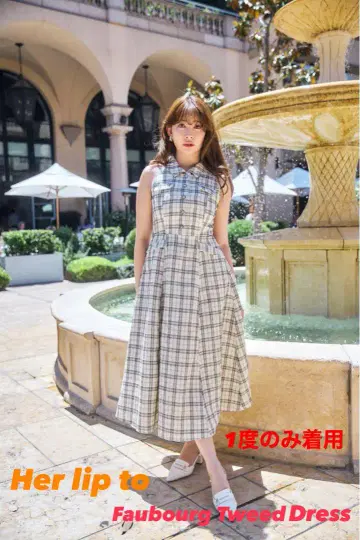 Herlipto Faubourg Tweed Dress M 1회 착용