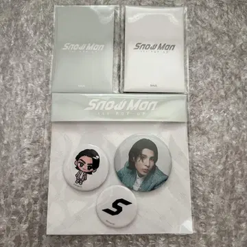 Snow Man 라울 팝업 포토 카드 캔뱃지 세트