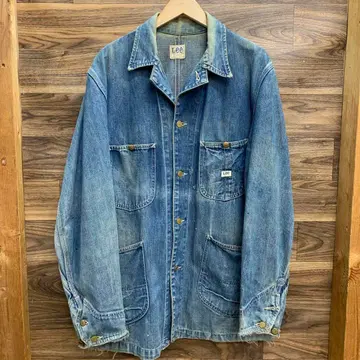 중고 70s Lee 91-J 데님 커버올 자켓 USA제