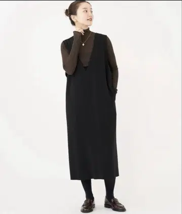 IENA 2way 스트레치 V넥 원피스
