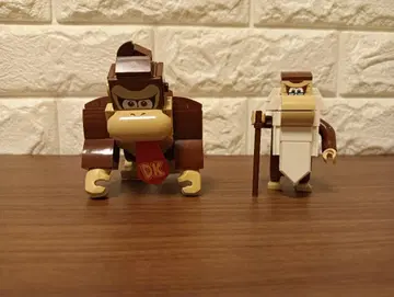 슈퍼 마리오 레고 LEGO 동키콩과 크랭키콩의 레고 피규어