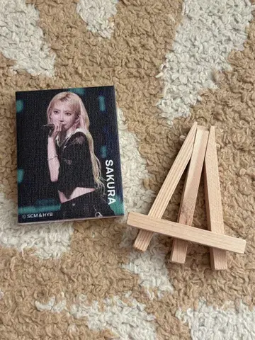 르세라핌 사쿠라 캔버스 아트