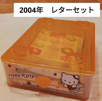 키티 스태킹 케이스 포함 레터 세트 천사 2004년 서랍 헤이세이 레트로