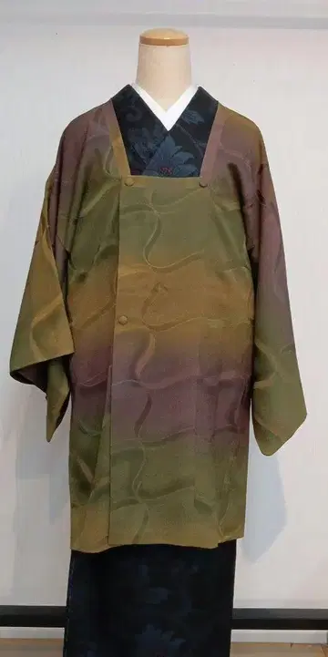 도유키 코트 순수 실크