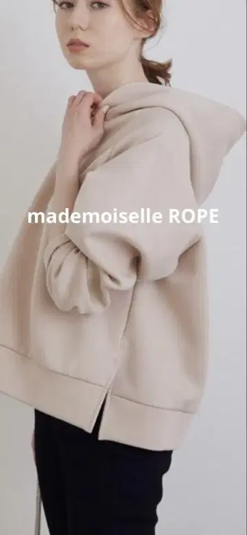 mademoiselle ROPE 풀오버 후드티
