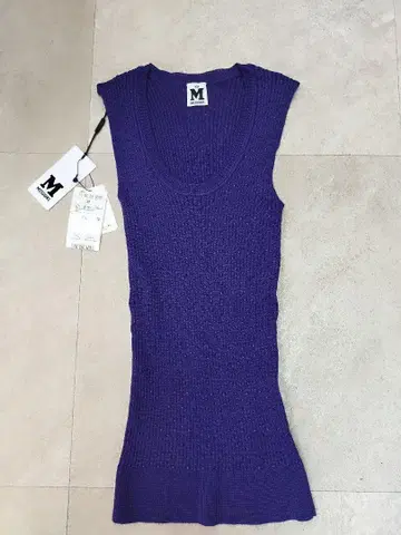 택 포함 새상품 MISSONI 미쏘니 탱크탑 슬리브리스